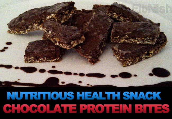 Nutritious Snack: Dark Chocolate Protein Bites