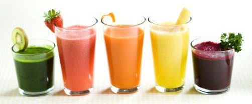 Fresh Vegetable and Fruit Juice