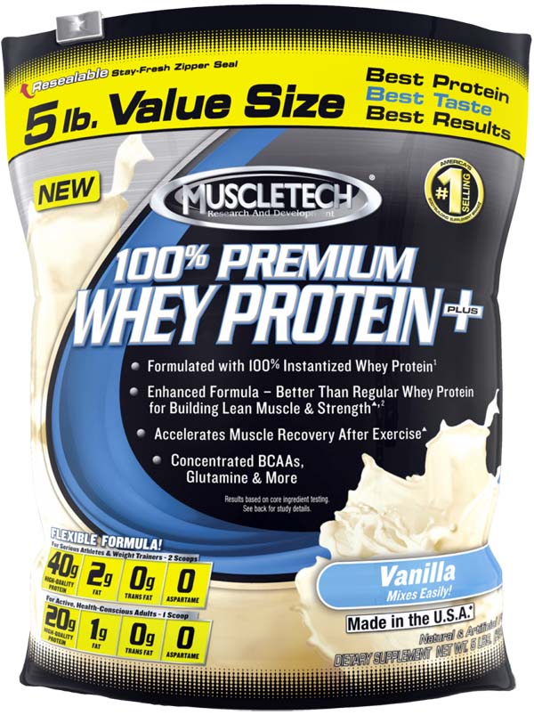 Muscletech 100 percent Premium Whey Protein Plus