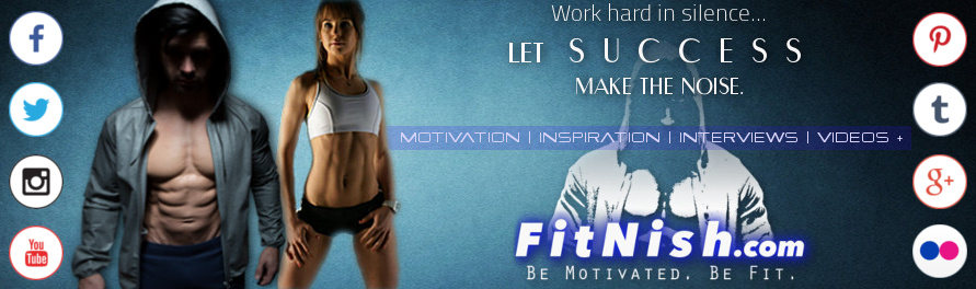 Fitnish Banner With social media