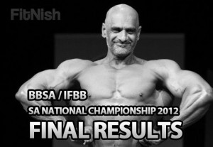 BBSA IFBB SA National Championship 2012 - Final Results
