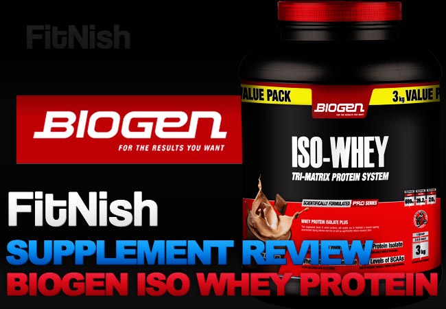 Biogen ISO Whey Protein Review
