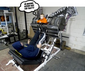 Leg press machine