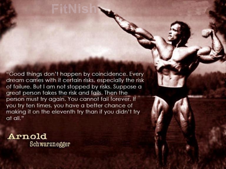 arnold schwarzenegger motivation quote
