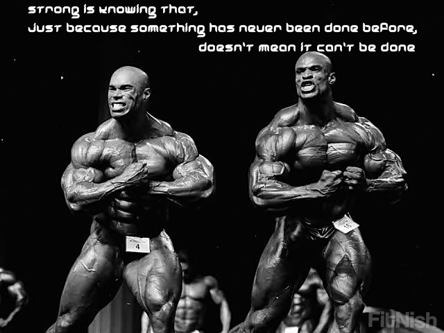 Ronnie coleman and Kevin Levrone