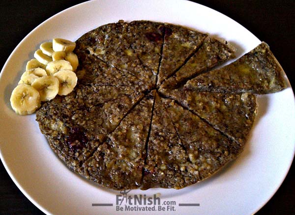 Nutritious And Healthy Breakfast Pancake Pizza