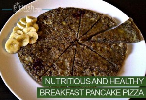 On The Go Nutritious And Healthy Breakfast Pancake Pizza