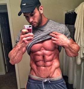 male Ripped V fitness model