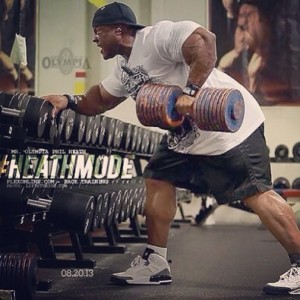 Phil Heath Trains back
