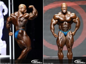 Phil heath posing olympia