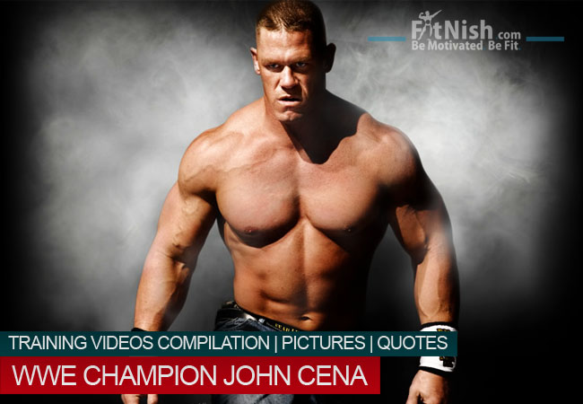 WWE Champion John Cena  Training Clips  Pictures 
