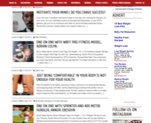 advert on home page side banner