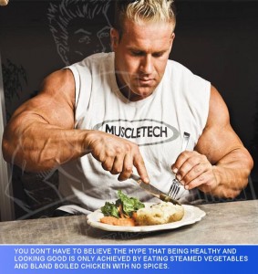 jay cutler eating a meal