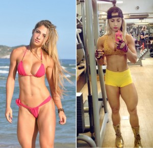 Brazilian Fitness Model, Priscila De Freitas| Training Clips | Pictures
