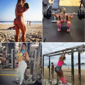 Brazilian Fitness Model, Priscila De Freitas| Training Clips | Pictures