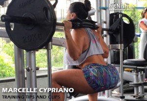IFBB Brazilian Athlete And Architect, Marcelle Cypriano Nunes | Training Tips & Clips