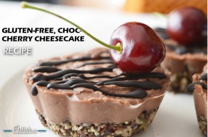 Gluten-free, Choc-Cherry Cheesecake Recipe!