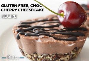 Gluten-free, Choc-Cherry Cheesecake Recipe!