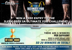 WIN A FREE ENTRY TO THE SLEEK GEEK SA ULTIMATE YOU CHALLENGE!