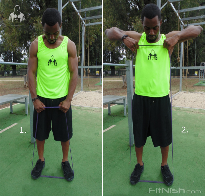 how to do band assisted shoulder rows