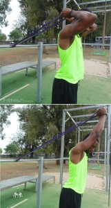how to do band assisted tricep extensions