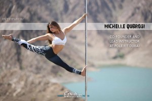 FitNish.com Interview With Co-Founder And Lead Instructor At Pole Fit Dubai, Michelle Qubrosi