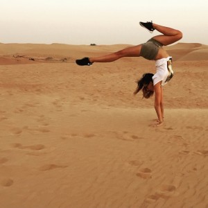 Fitnish.com Interview With Aerialist, Model And Rhythmic Gymnast, Taz Falconer