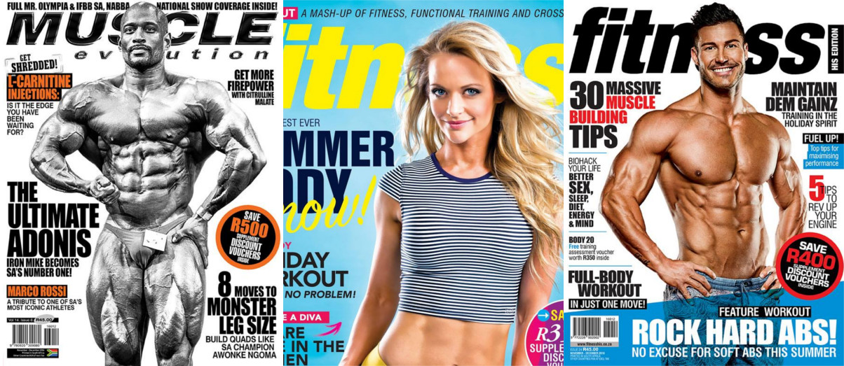 fitness magazines