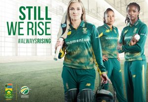 The Momentum Proteas Women’s Cricket Team, #ALWAYSRISING
