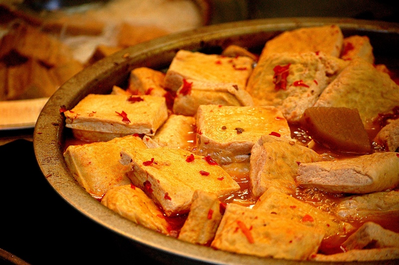 Grilled Tofu with BBQ Glaze And Stir-Fried Cabbage Recipe