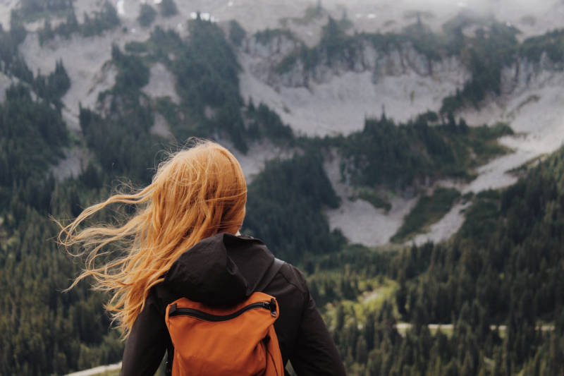 hiking mountain