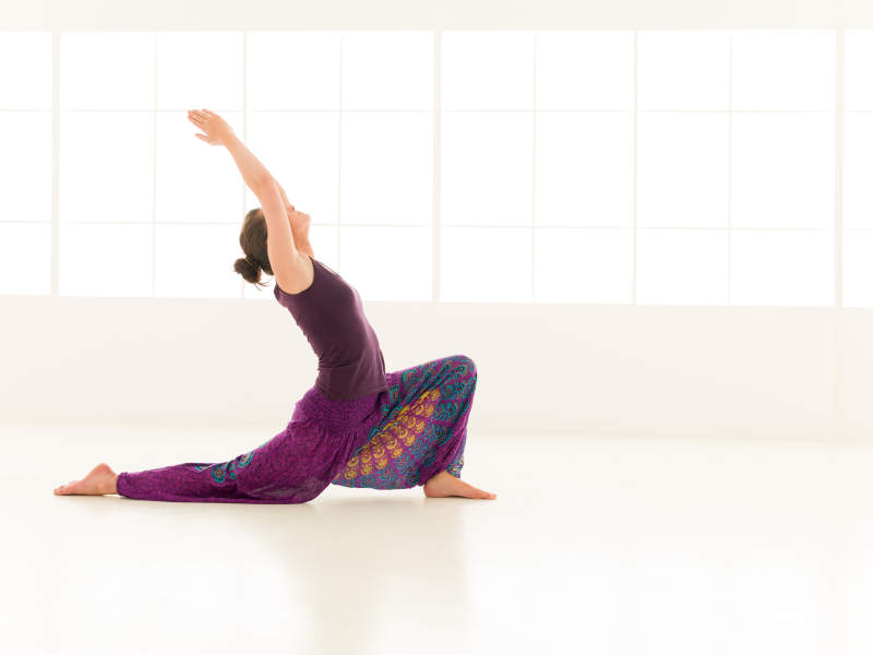 Anjaneyasana yoga pose