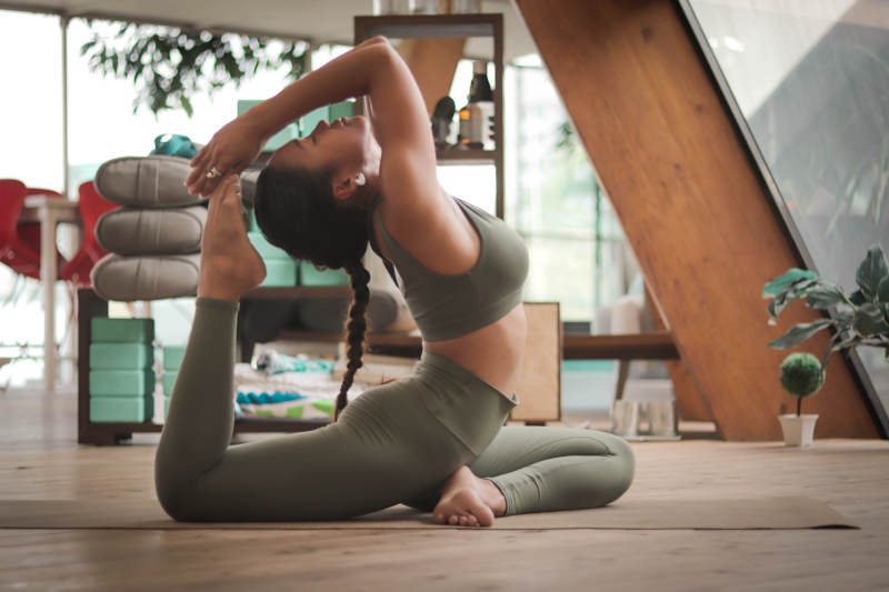 girl yoga backbend