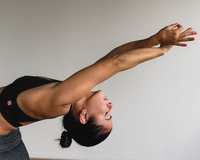 girl yoga backbend