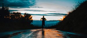 man running