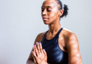 girl yoga pray