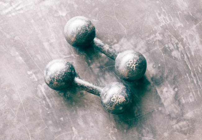 Diy dumbbell on sale