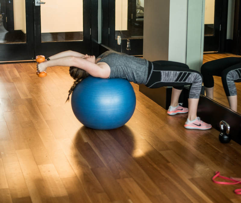 exercise ball home workout