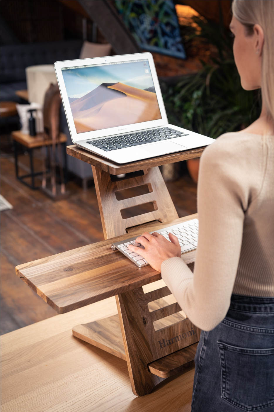 Working From Home, Seating Positions With Yoga Block