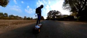 ESkate On An Evolve Bamboo GTR To Gym,?For An Outdoor Calisthenics Workout
