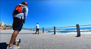 Cape Town Promenade Eskate | Evolve Bamboo GTR AT Electric skateboard