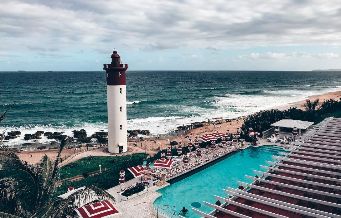 Long Boarding on The Umhlanga Promenade 