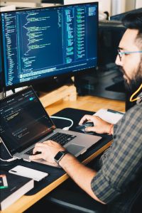 code coding programming laptop
