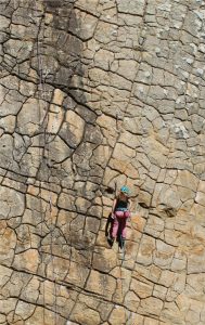 rock climbing