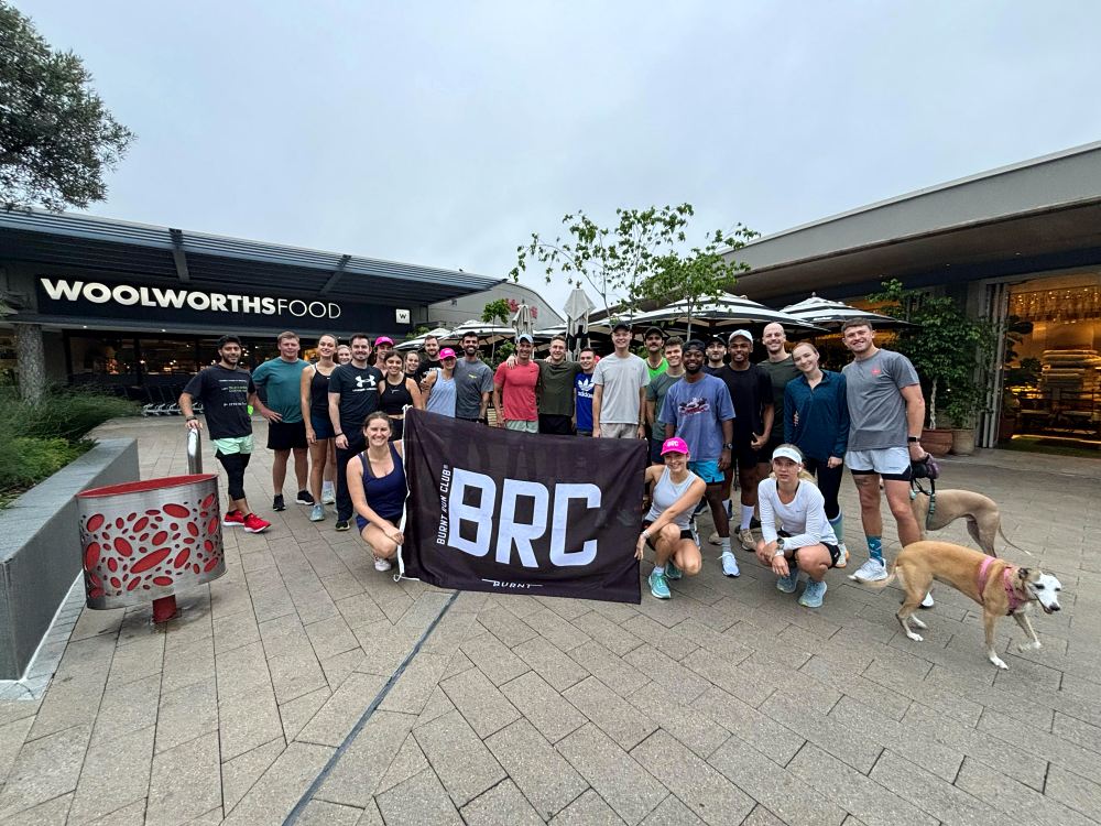 Burnt Pretoria run club running