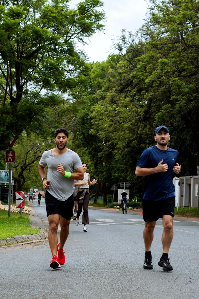 Burnt Pretoria run club running